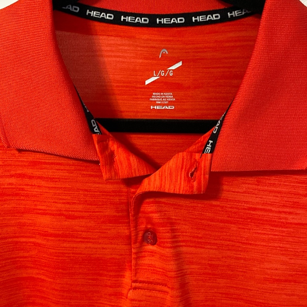 HEAD Men's Red Polo Shirt